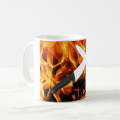 Mug Le feu et couteaux (Devant gauche)