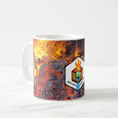 Mug Le feu fait de la Musique Biochar (Devant gauche)