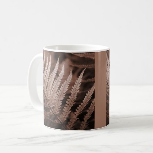 Mug Le feuillage botanique Mocha Mousse (Devant gauche)