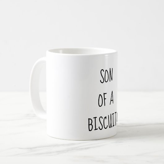 Mug le fils de mamie de biscuit jurent (Devant gauche)