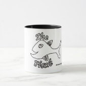 Mug le Fisch deux, conceptions de Cinimint (Centre)