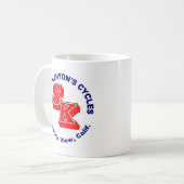 Mug Le fiston Kenyon fait un cycle le logo (Devant gauche)