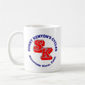 Mug Le fiston Kenyon fait un cycle le logo (Gauche)
