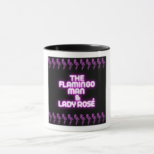 Mug Le Flamant rose Man & Lady Rosé (Centre)