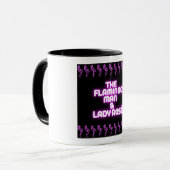 Mug Le Flamant rose Man & Lady Rosé (Devant gauche)