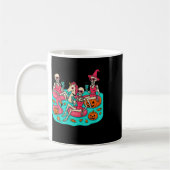 Mug Le Flamant rose Skeleton De Summerween Attend Just (Gauche)
