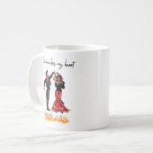 Mug Le flamenco a mon coeur (Devant gauche)