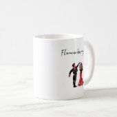 Mug Le flamenco a mon coeur (Devant droit)