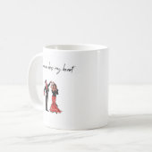 Mug Le flamenco a mon coeur (Devant gauche)