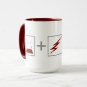 Mug Le Flash | Équation Flash (Devant gauche)