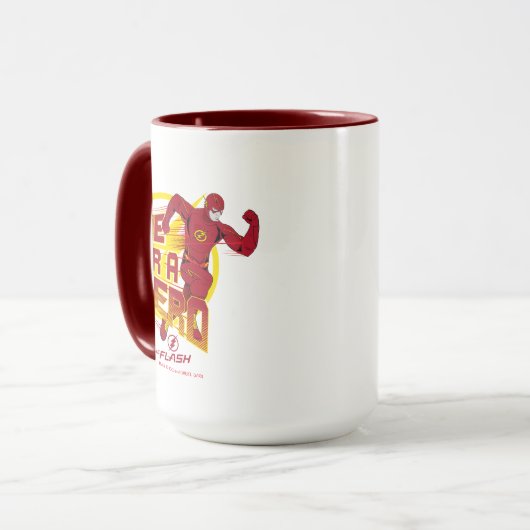 Mug Le Flash | Graphique "Le Temps D'Un Héros" (Devant gauche)