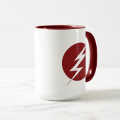 Mug Le Flash | Logo du boulon éclair (Devant droit)