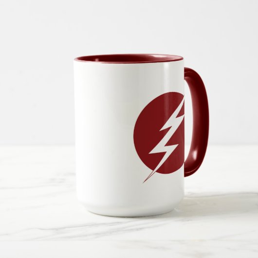 Mug Le Flash | Logo du boulon éclair (Devant droit)