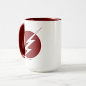 Mug Le Flash | Logo du boulon éclair (Devant gauche)