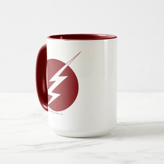 Mug Le Flash | Logo du boulon éclair (Devant gauche)