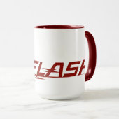 Mug Le Flash | Logo du nom du super héros (Devant droit)