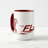 Mug Le Flash | Logo du nom du super héros (Devant gauche)
