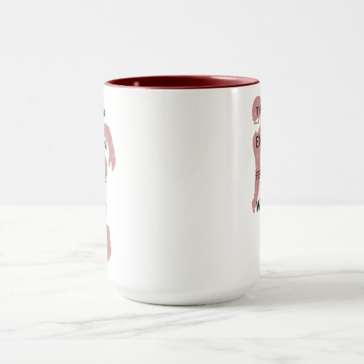 Mug Le Flash | Silhouette du devis "Expression vide" (Centre)