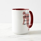 Mug Le Flash | Silhouette du devis "Expression vide" (Devant droit)