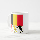 Mug Le football Belgique (Devant gauche)
