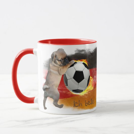 Mug Le football carlin d'Allemagne 2018 (Gauche)