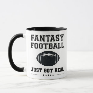 Mug Le Football D'Imaginaire Est Réel
