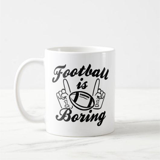 Mug Le football est ennuyeux (Gauche)