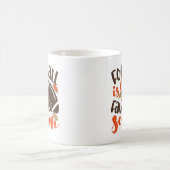 Mug Le football est ma saison préférée (Centre)