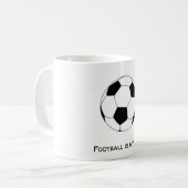 Mug Le football est ma vie (Devant gauche)