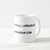 Mug Le football Librarianwww.fflibrarian.com (Devant droit)