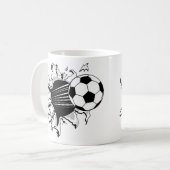 Mug Le football Tearout (Devant gauche)