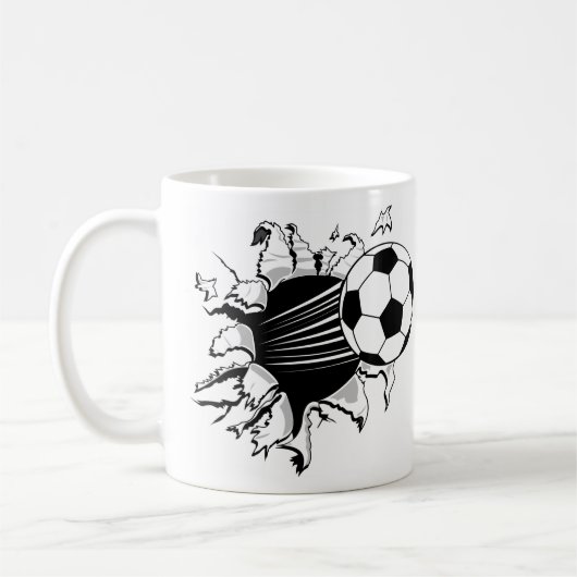 Mug Le football Tearout (Gauche)