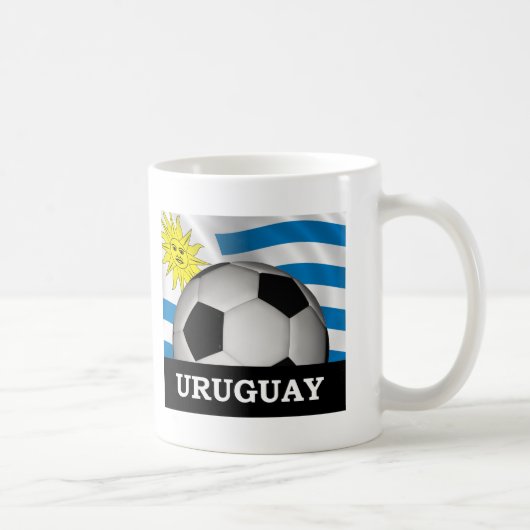 Mug Le football Uruguay (Droite)