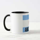 Mug Le footballeur du drapeau argentin utilise point c (Gauche)