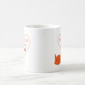 Mug le Fox indique je t'aime ! (Centre)