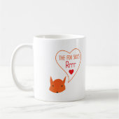 Mug le Fox indique je t'aime ! (Gauche)