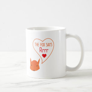Mug le Fox indique je t'aime !