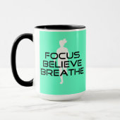 Mug Le foyer croient respirent (Gauche)