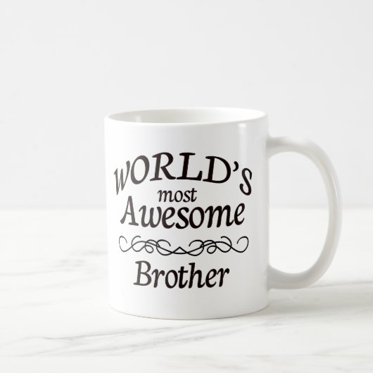 Mug Le frère le plus impressionnant du monde (Droite)