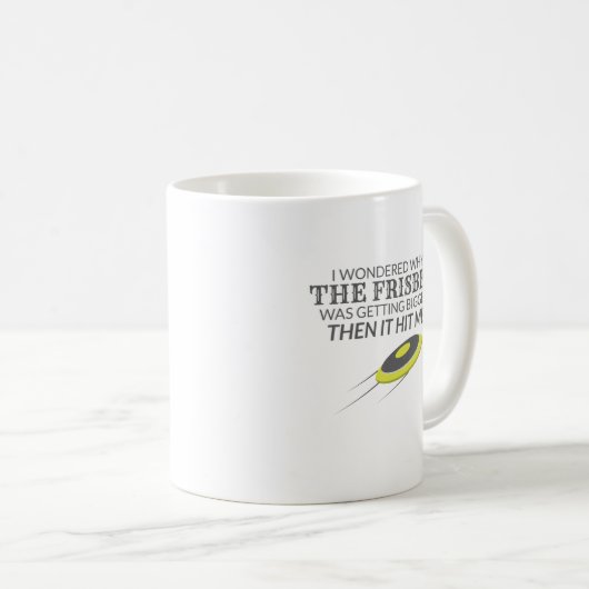 Mug Le Frisbee Ultimate Pourquoi La Frisbee Devient Pl (Devant droit)