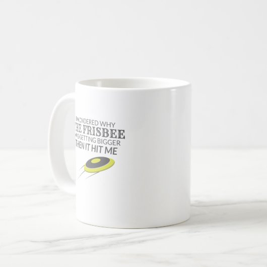 Mug Le Frisbee Ultimate Pourquoi La Frisbee Devient Pl (Devant gauche)