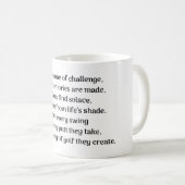 Mug Le frisson du golfeur (Devant droit)