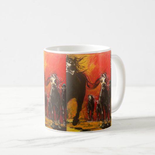 Mug Le frisson du pur sang (Devant droit)