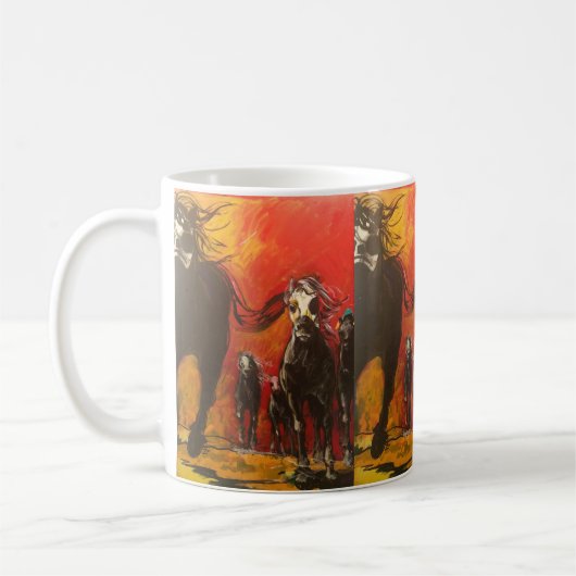 Mug Le frisson du pur sang (Gauche)