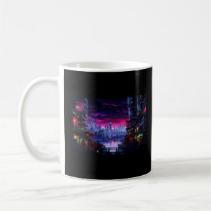 Mug Le front de mer de Cyberpunk City