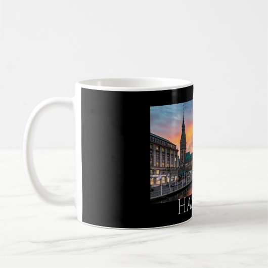 Mug Le front de mer Pittoresque de Hambourg (Gauche)