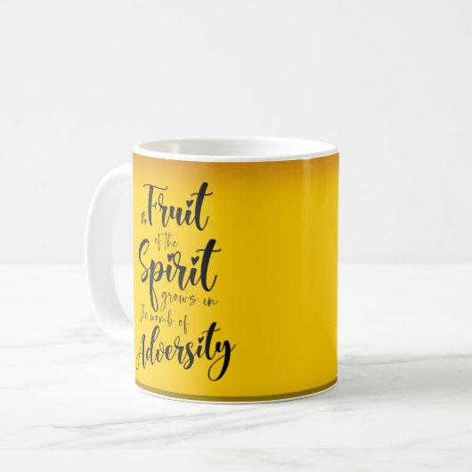 Mug Le fruit de l'Esprit pousse dans l'utérus Café M (Devant gauche)