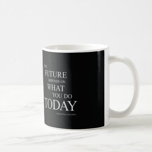 Mug Le futur devis de motivation inspirationnel (Droite)