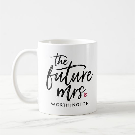 Mug Le Futur Mme (Votre Nom À Être) (Gauche)