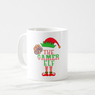 Mug Le Gamer Elf Noël Famille Pyjama Assorti